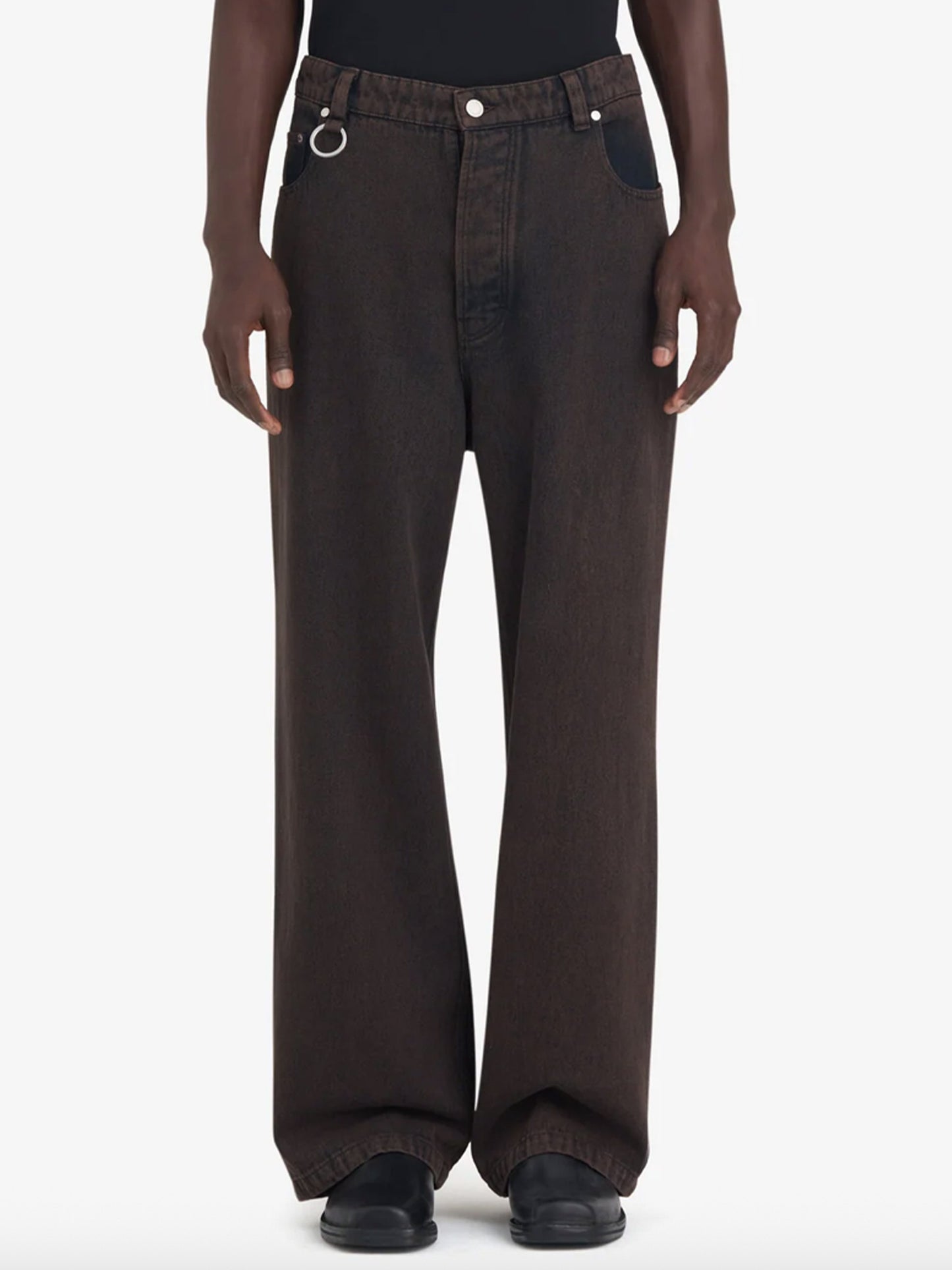 【Études studio - エチュード スタジオ】Loose Jeans Pant / Dark Brown(パンツ/ダークブラウン)