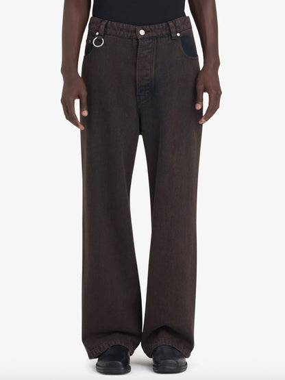 【Études studio - エチュード スタジオ】Loose Jeans Pant / Dark Brown(パンツ/ダークブラウン)