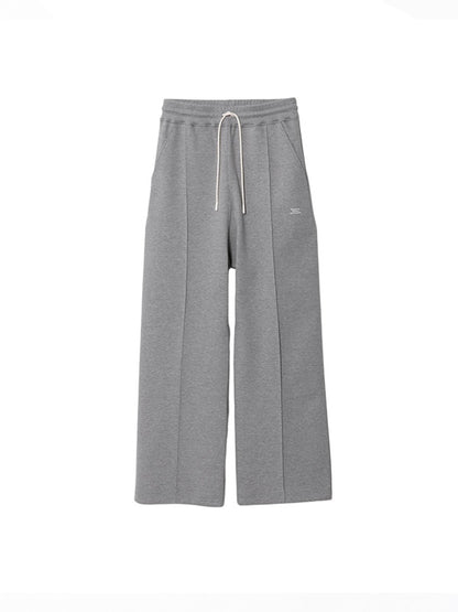 【beautiful people - ビューティフルピープル】compact doublejersey straight pants / GRAY（スウェットパンツ/グレー)