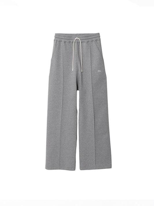 【beautiful people - ビューティフルピープル】compact doublejersey straight pants / GRAY（スウェットパンツ/グレー)