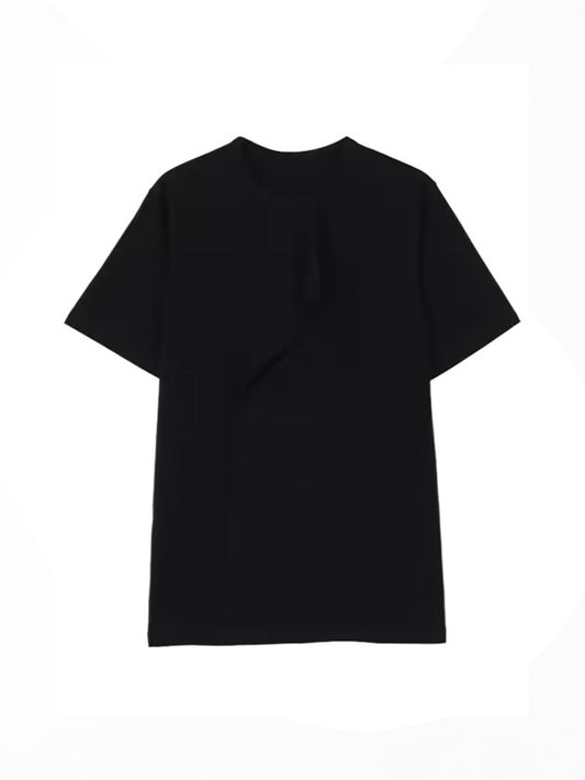 【Ground Y - グラウンドワイ】30-/COTTON JERSEY SHORT SLEEVED T /BLACK (Tシャツ/ブラック)