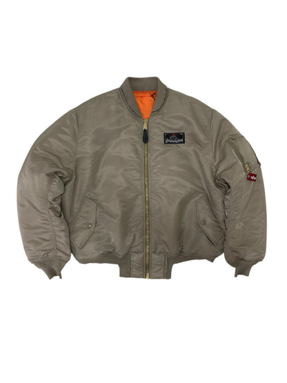 【prototypes - プロトタイプス】TECHNICAL NYLON SAND SPRAYED PROTOTYPES BOMBER (ボンバージャケット/BEIGE)