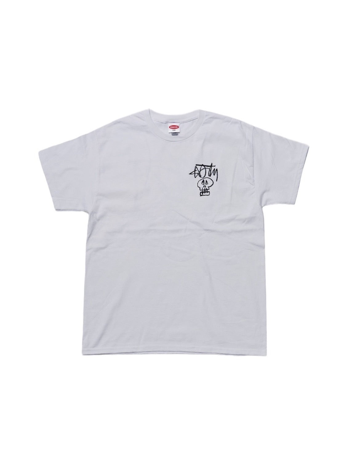 【KRAYON GANG - クレヨンギャング】SKULL S/S TEE / WHITE (Tシャツ/ホワイト)