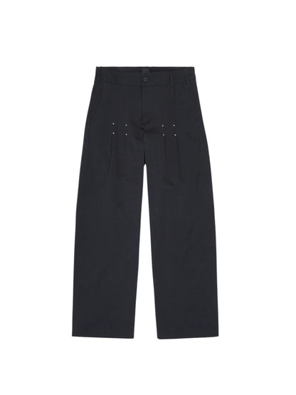 【_J. L - A. L_ - ジェイラル】Draag Trousers / Shungite Black (トラウザーズ/シュグナイト)