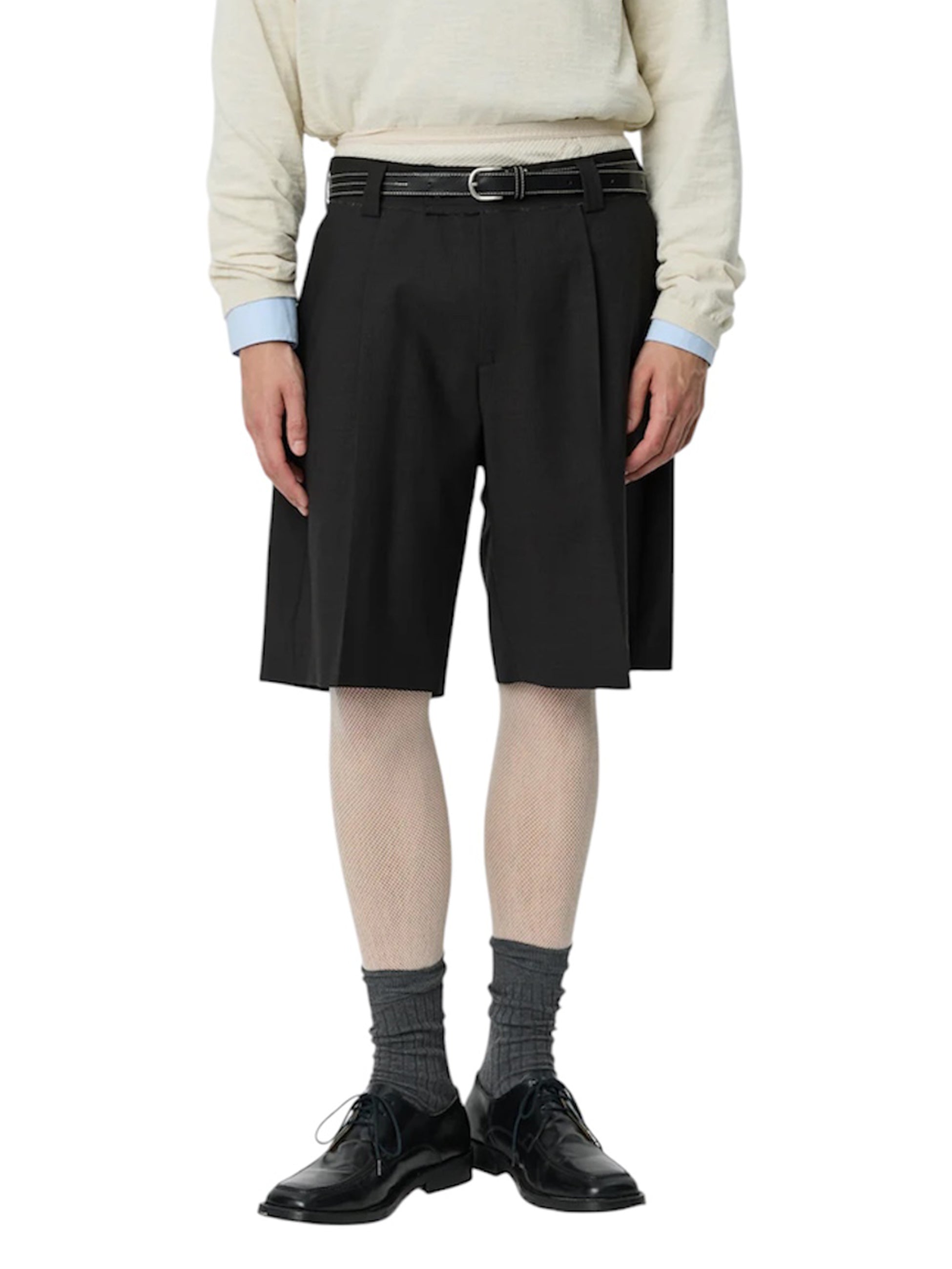 mfpen - エムエフペン】CLASSIC SHORTS / DARK GREY STRIPE (ショーツ