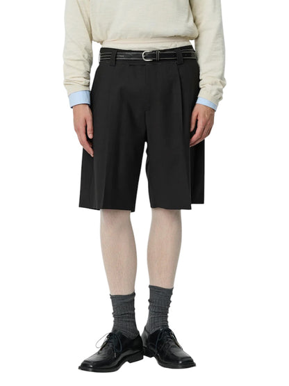 【mfpen - エムエフペン】CLASSIC SHORTS  / DARK GREY STRIPE (ショーツ/ダークグレーストライプ)