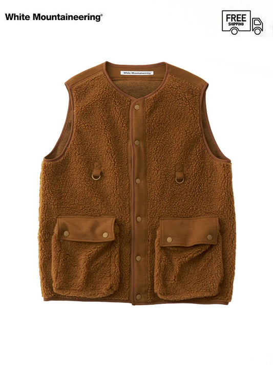 【White Mountaineering - ホワイトマウンテニアリング】BOA VEST /  BEIGE(ベスト/ベージュ)