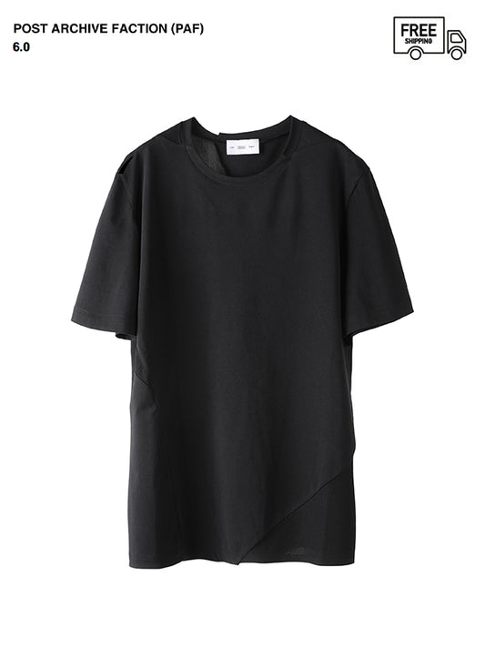 【POST ARCHIVE FACTION - ポストアーカイブファクション】6.0 TEE CENTER (Tシャツ/ブラック)