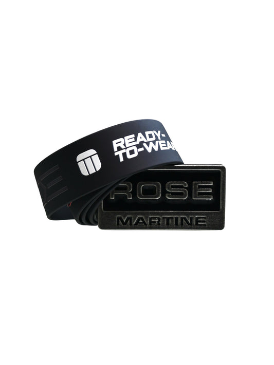 【Martine Rose  - マーティンローズ】ROSE RUBER BELT / BLACK (ベルト/ブラック)