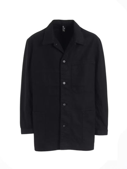 【Ground Y - グラウンドワイ】Ground Y×EDWIN 9oz BLACK TWILL COVERALL/ BLACK (ジャケット/ブラック)