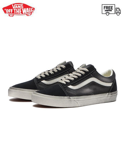 【VANS - ヴァンズ】OLD SKOOL WAVE WASHED BLK(スニーカー/ブラック)