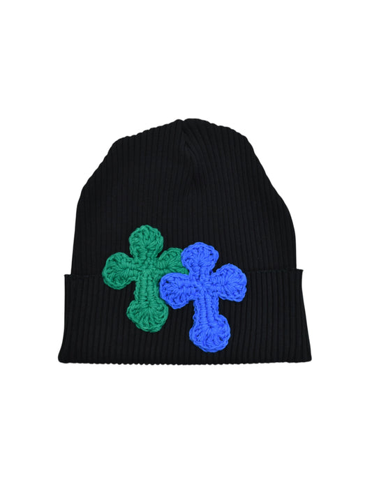 【Perfect ribs® × Y.A.R.N.】Rib Beanie Cap (ビーニー/ブラック)