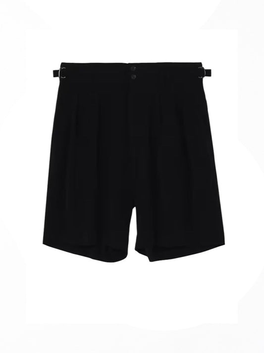 【Y's for men-ワイズフォーメン】TA TUXEDO SHORT PANTS (ショートパンツ/ブラック)
