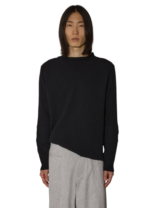 【_J. L - A. L_ - ジェイラル】Chaise Longsleeve / Shungite Black (ロングスリーブTEE/シュグナイトブラック)