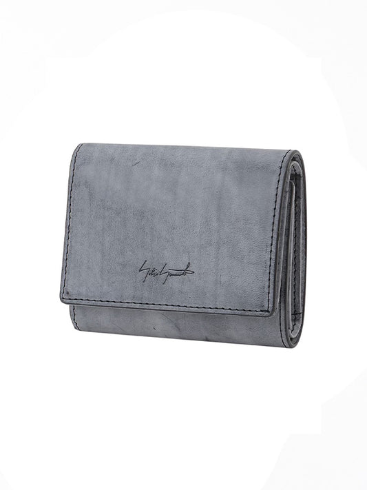 【Discord Yohji Yamamoto - ディスコード ヨウジヤマモト】Compact / BLACK×WHITE(ウォレット/ブラック)