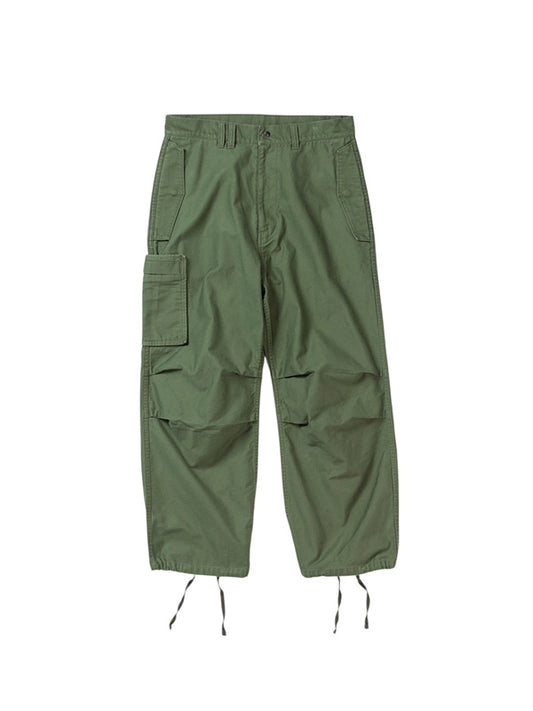 【ANACHRONORM - アナクロノーム】AN391 BACK SATIN MILITARY FLAP PANTS / OLIVE (パンツ/オリーブ)