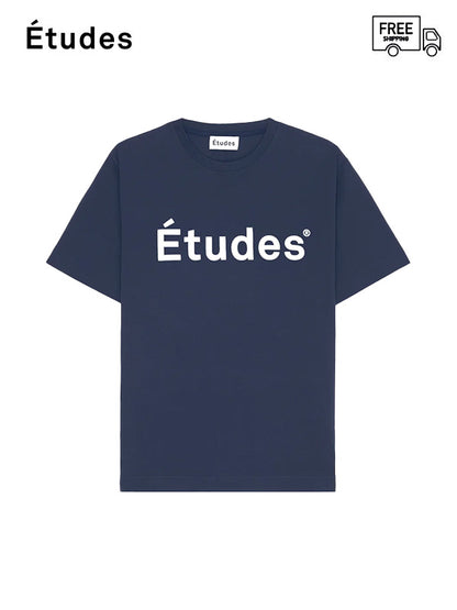 【Études - エチュード】WONDER ETUDES SS TEE / NAVY(Tシャツ/ネイビー)