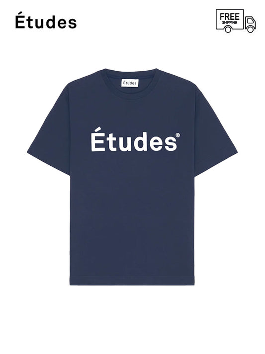 【Études - エチュード】WONDER ETUDES SS TEE / NAVY(Tシャツ/ネイビー)