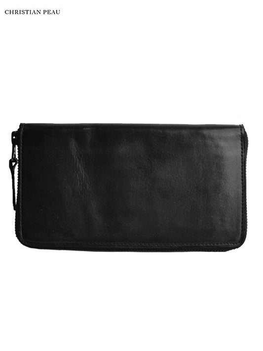 【Christian Peau - クリスチャンポー】CP B004 Wallet "Cow Leather"/ BLACK(財布)