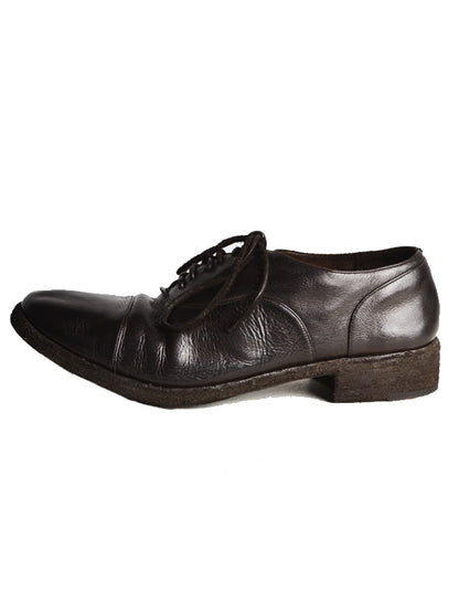 【Christian Peau - クリスチャンポー】CP INSTIP SHOES "Cow Leather"/ BLACK(内羽根/シューズ)