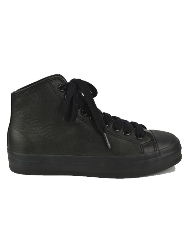 【Christian Peau - クリスチャンポー】CP High Top Sneaker "Cow Leather"/ BLACK(スニーカー)