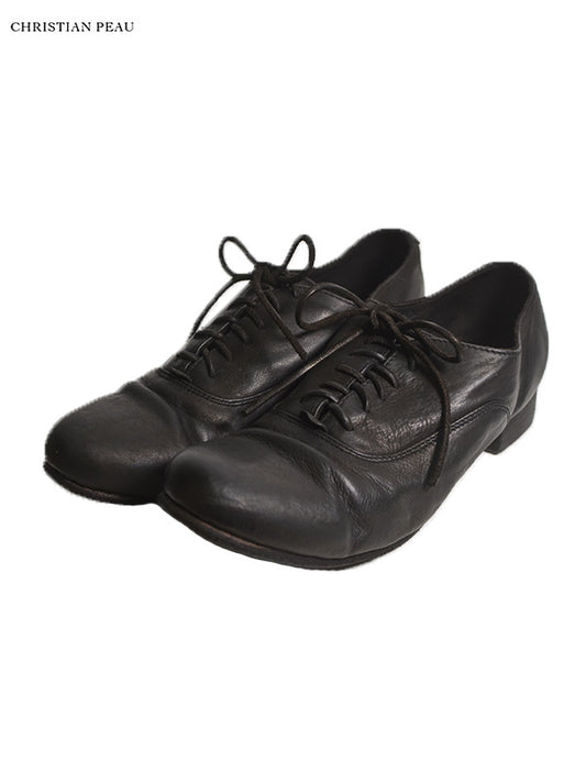 【Christian Peau - クリスチャンポー】CP 904 OXFORD SHOSE "Cow Leather"/BLACK