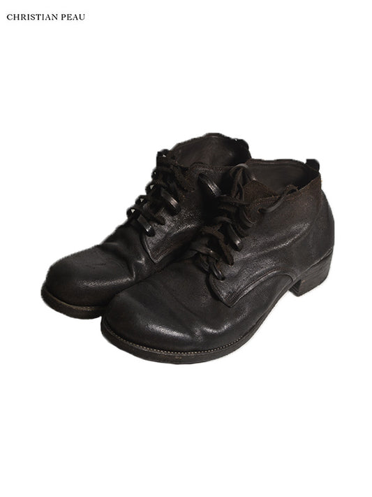 【Christian Peau - クリスチャンポー】CP TR 106DH MIDDLE BOOTS "Cow Leather"/ D BETON(ブーツ)