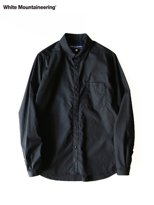 【White Mountaineering - ホワイトマウンテニアリング】WR BROAD SHIRT / BLACK