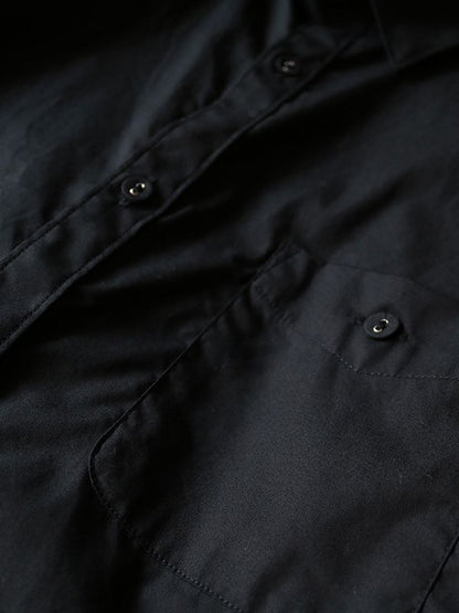 【White Mountaineering - ホワイトマウンテニアリング】WR BROAD SHIRT / BLACK