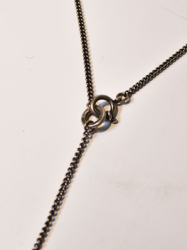 【ANN DEMEULEMEESTER - アン ドゥムルメステール】Silver necklace with drop pendant(ペンダント)