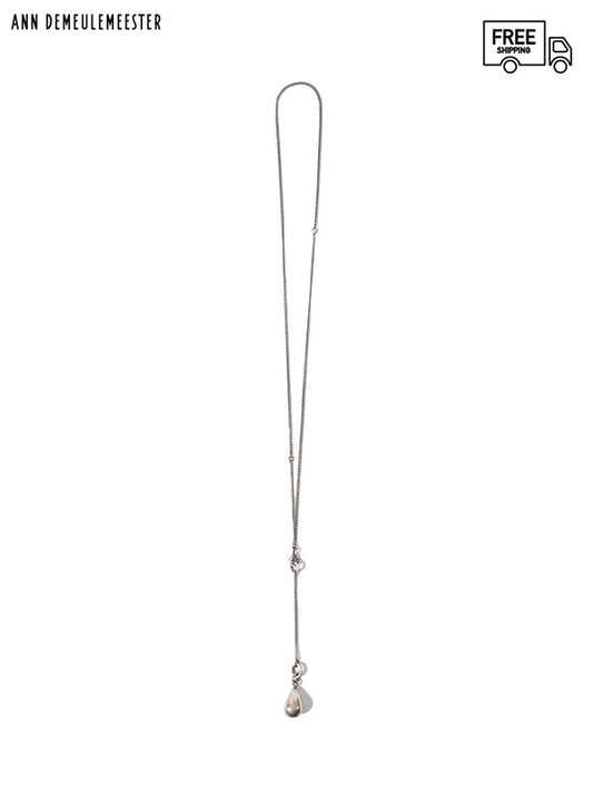 【ANN DEMEULEMEESTER - アン ドゥムルメステール】Silver necklace with drop pendant(ペンダント)