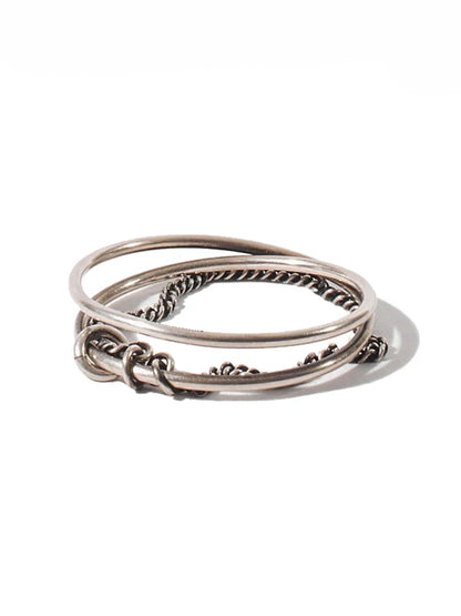 ANN DEMEULEMEESTER - アン ドゥムルメステール】Chain Double Bangle ANN DEMEULEMEESTER - アン ドゥムルメステール】Chain Double Bangle