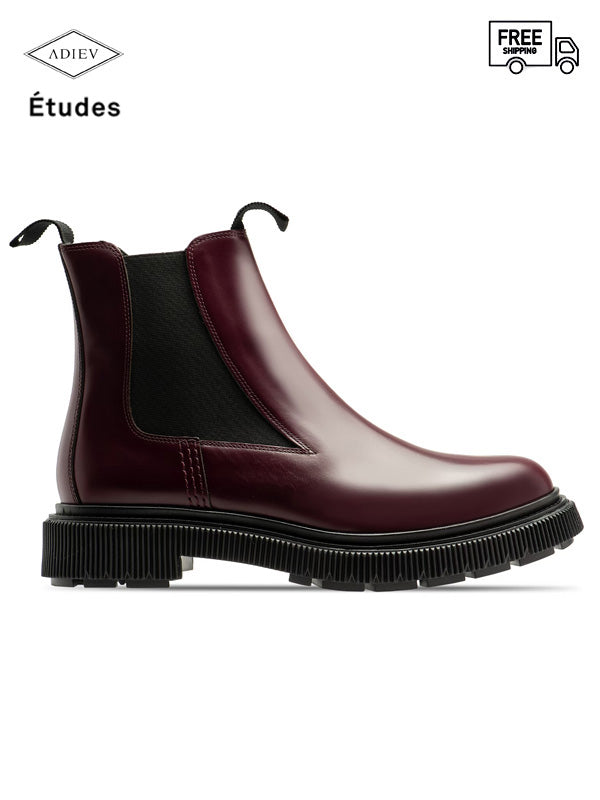 50%OFF【ADIEV - アデュー】Type 146 Chelsea Boots(ブーツ／ボルドー)