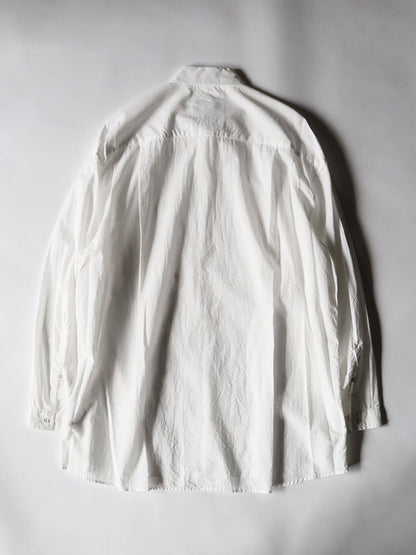 【White Mountaineering - ホワイトマウンテニアリング】SOFT COTTON RW SHIRT / WHITE(シャツ/ホワイト)