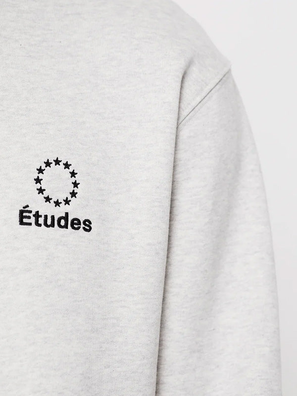 20%OFF【Études - エチュード】STORY LOGO Sweatshirt(スウェットシャツ/グレー)