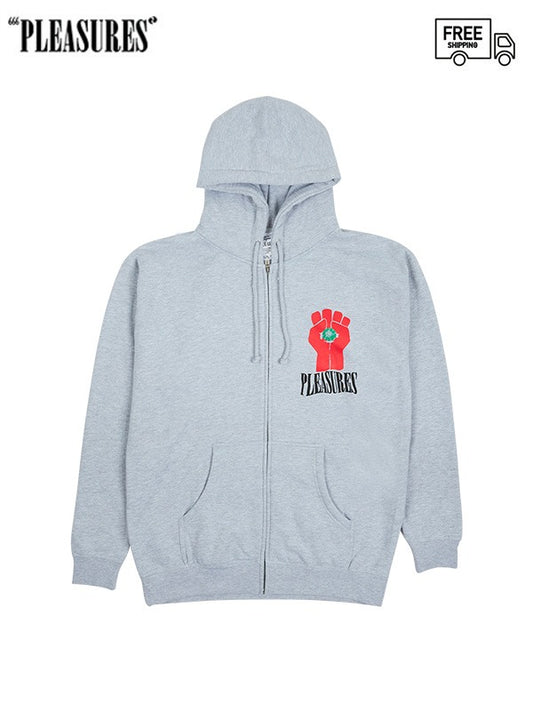 【PLEASURES - プレジャーズ】HST ZIP HOODIE