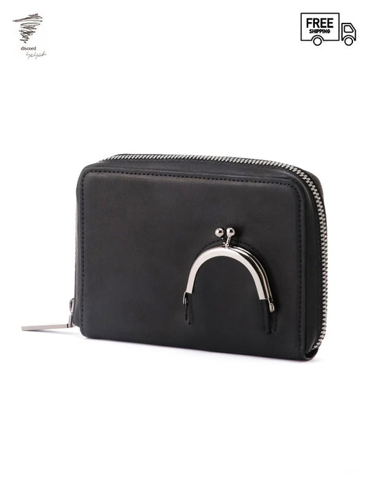 【Discord Yohji Yamamoto - ディスコード ヨウジヤマモト】Clasp pocket wallet (M)(財布/ブラック)