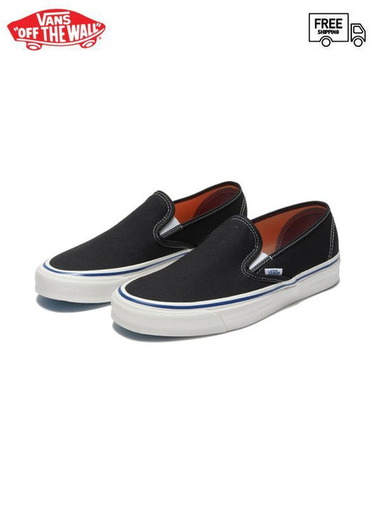 【VANS - ヴァンズ】CLASSIC SLIP-ON 48 DECK DX / BLACK (スリッポン/ブラック)