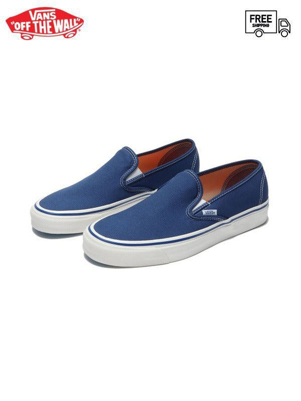 【VANS - ヴァンズ】CLASSIC SLIP-ON 48 DECK DX / NAVY (スリッポン/ネイビー)