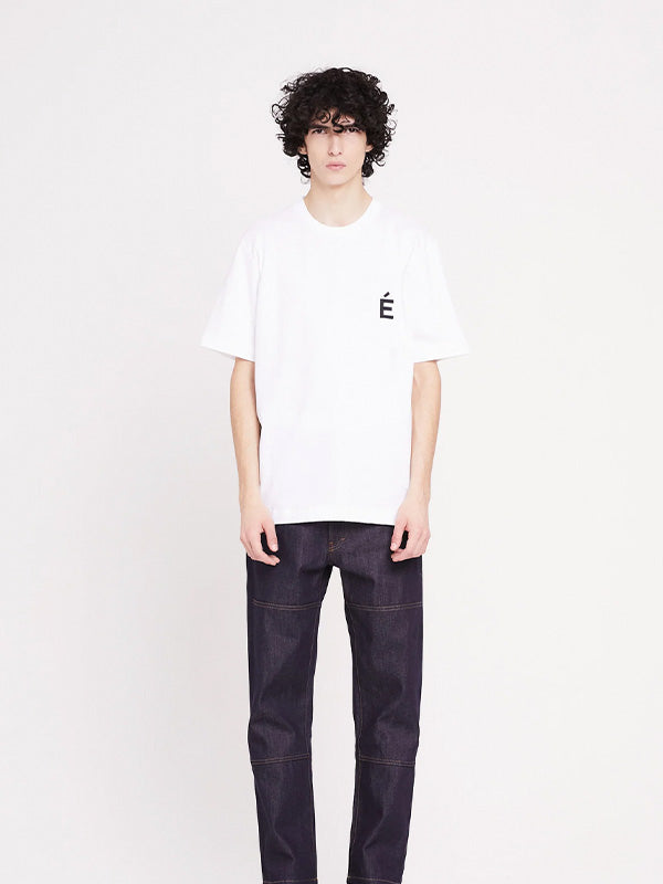 【Études - エチュード】WONDER PATCH WHITE SS TEE / WHITE(Tシャツ/ホワイト)