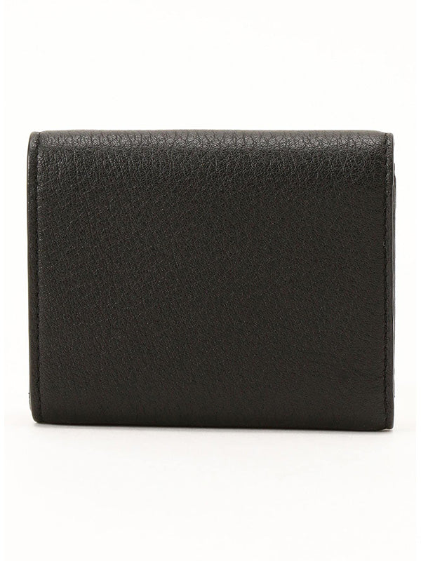 【Discord Yohji Yamamoto - ディスコード ヨウジヤマモト】Compact wallet(財布/ブラック)