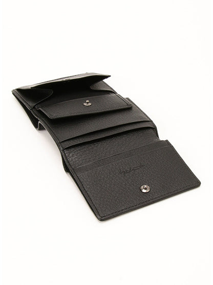 【Discord Yohji Yamamoto - ディスコード ヨウジヤマモト】Compact wallet(財布/ブラック)