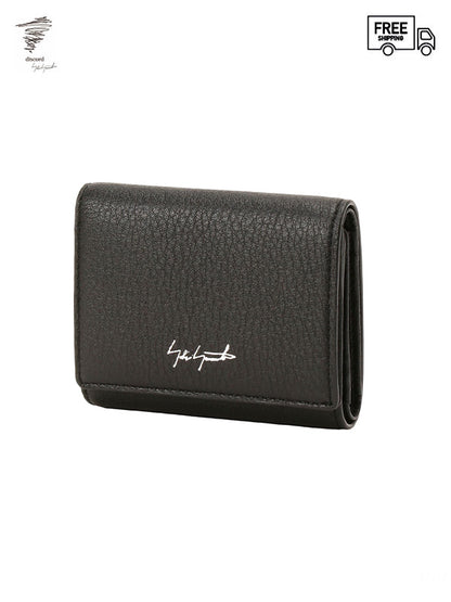 【Discord Yohji Yamamoto - ディスコード ヨウジヤマモト】Compact wallet(財布/ブラック)