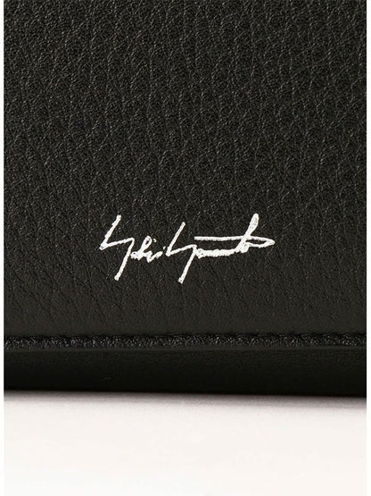 【Discord Yohji Yamamoto - ディスコード ヨウジヤマモト】Compact wallet(財布/ブラック)