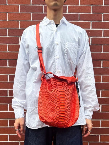 【Christian Peau - クリスチャンポー】CP SHOULDER BAG "Python Leather"/ MARIGOLD(バッグ)