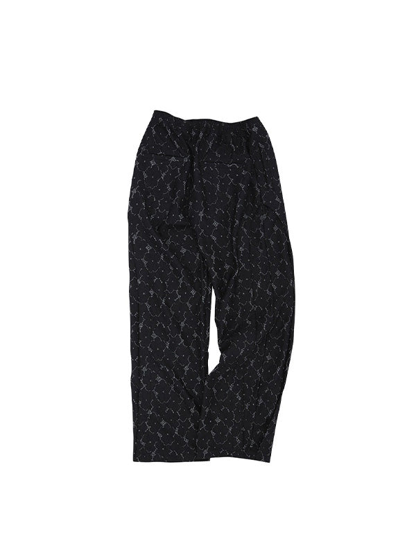 50%OFF【ANDERSSON BELL - アンダースンベル】FLOWER LACE TRACK PANTS（パンツ/ブラック）