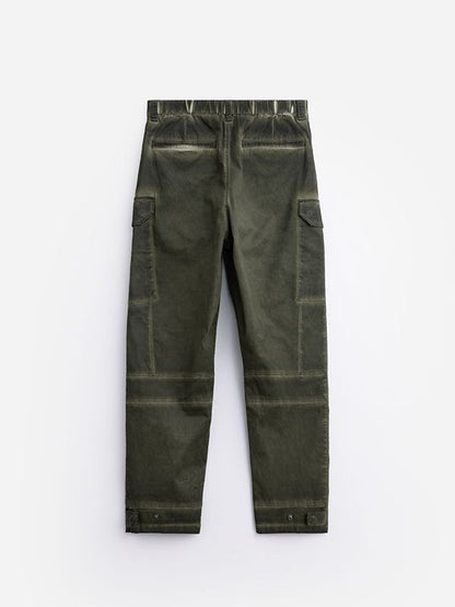 50%OFF【STAMPD - スタンプド】OIL WASH CARGO PANT / ARMY (カーゴパンツ/アーミー)