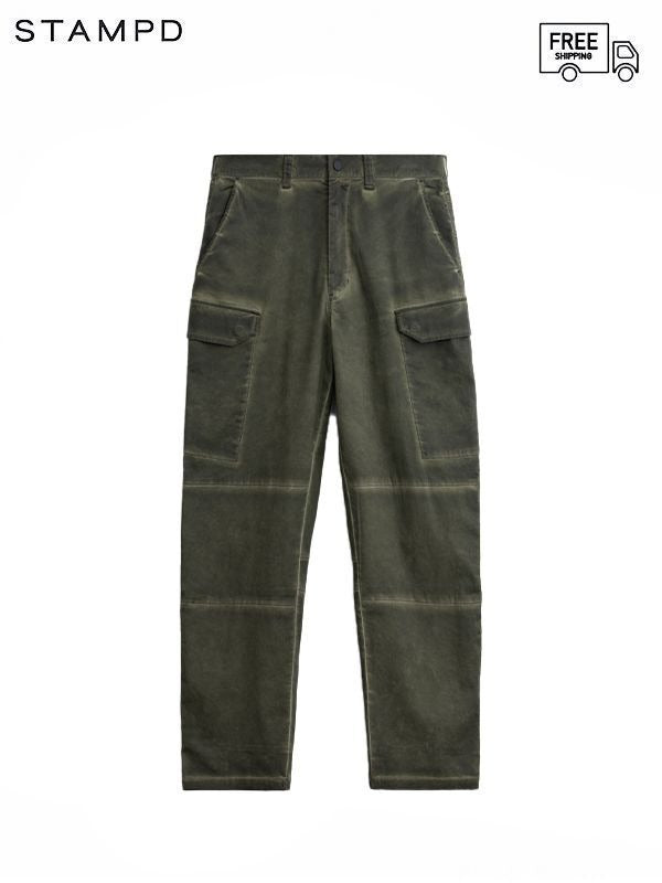 50%OFF【STAMPD - スタンプド】OIL WASH CARGO PANT / ARMY (カーゴパンツ/アーミー)