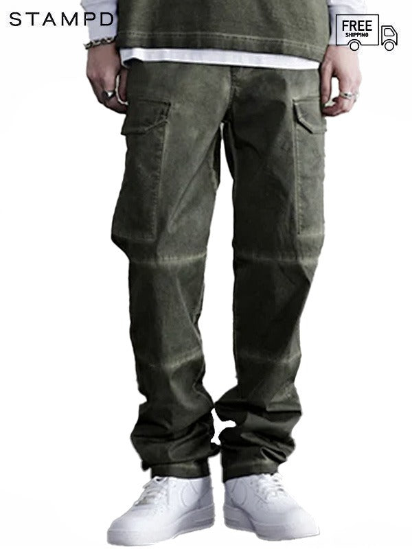 50%OFF【STAMPD - スタンプド】OIL WASH CARGO PANT / ARMY (カーゴパンツ/アーミー)