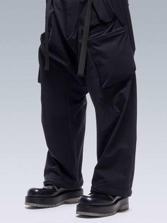 【ACRONYM - アクロニウム】Schoeller® Dryskin™ Ultrawide Drawcord Cargo Trouser Gen. 1.0（パンツ/ブラック）
